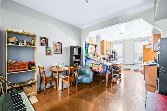 233 Summit Ave, Jersey City, NJ 07304 - dining area featuring light wood-type flooring