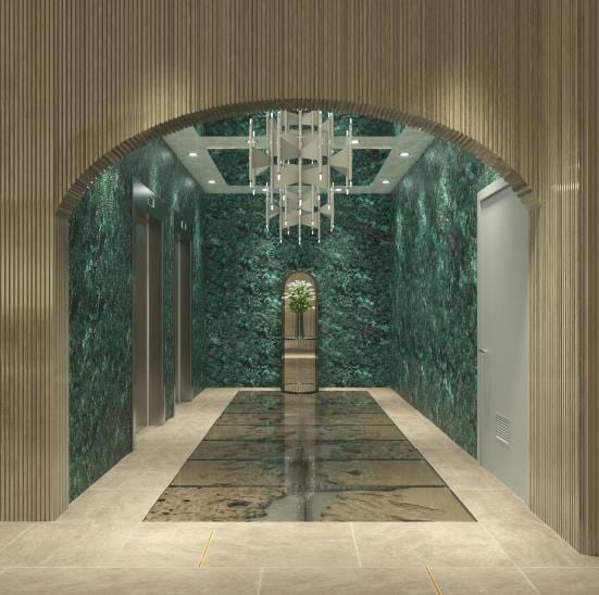 view of wine room