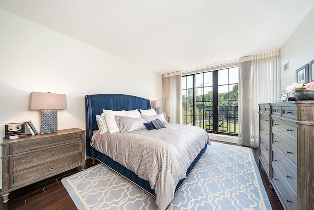 1025 Maxwell Ln Unit 304, Hoboken, NJ 07030 - bedroom featuring dark wood-style flooring