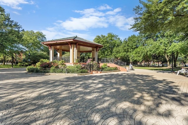264 9th St Unit 2R, Jersey City, NJ 07302 - view of community featuring a gazebo