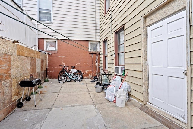 view of patio with cooling unit