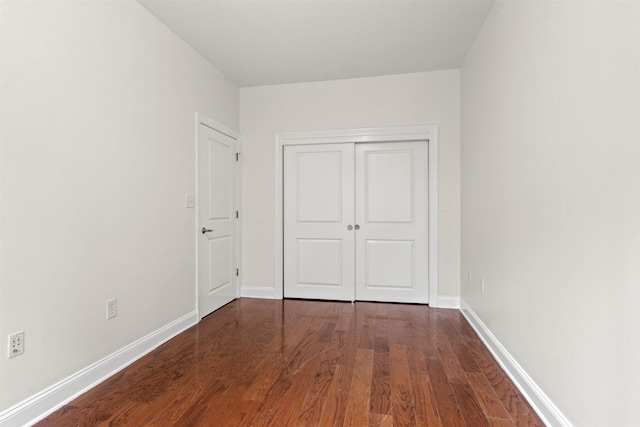 20 Avenue At Port Imperial Unit 102, West New York, NJ 07093 - unfurnished bedroom featuring wood finished floors and a closet