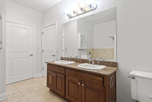 20 Avenue At Port Imperial Unit 102, West New York, NJ 07093 - full bathroom with double vanity and toilet