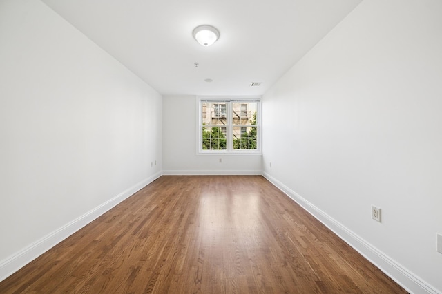 45 Broadway Unit 204, Jersey City, NJ 07306 - empty room featuring wood finished floors and baseboards
