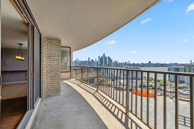 380 Mountain Rd Unit 213, Union City, NJ 07087 - balcony with a view of skyline and a water view