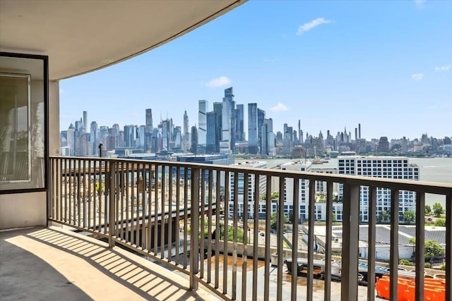 380 Mountain Rd Unit 213, Union City, NJ 07087 - balcony featuring a view of skyline