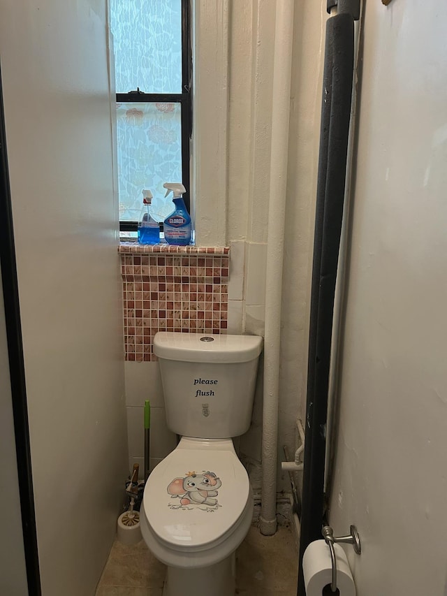 bathroom with toilet