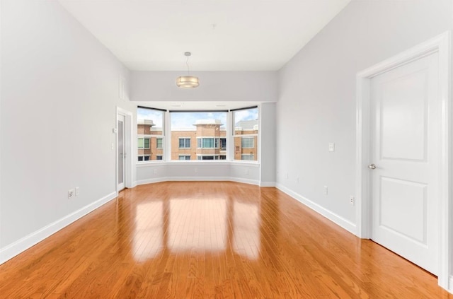 interior space with wood-type flooring