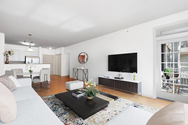 15 Enterprise Ct Unit 211, Jersey City, NJ 07305 - living area featuring light wood-style floors