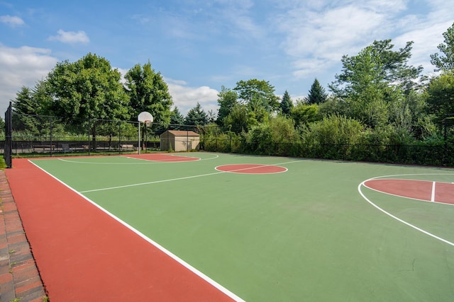 15 Enterprise Ct Unit 211, Jersey City, NJ 07305 - view of basketball court with community basketball court and fence