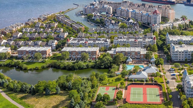 15 Enterprise Ct Unit 211, Jersey City, NJ 07305 - drone / aerial view featuring a water view