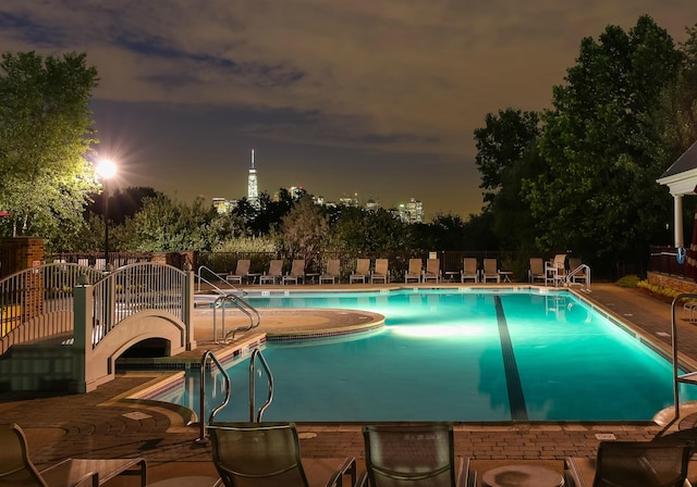 15 Enterprise Ct Unit 211, Jersey City, NJ 07305 - pool featuring fence and a patio