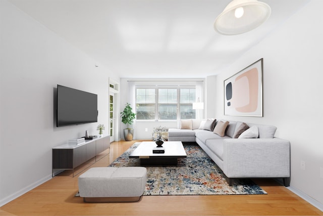 15 Enterprise Ct Unit 211, Jersey City, NJ 07305 - living room featuring wood finished floors and baseboards