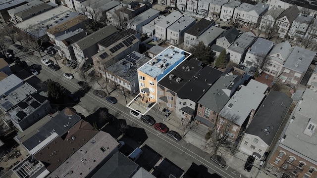 bird's eye view featuring a residential view