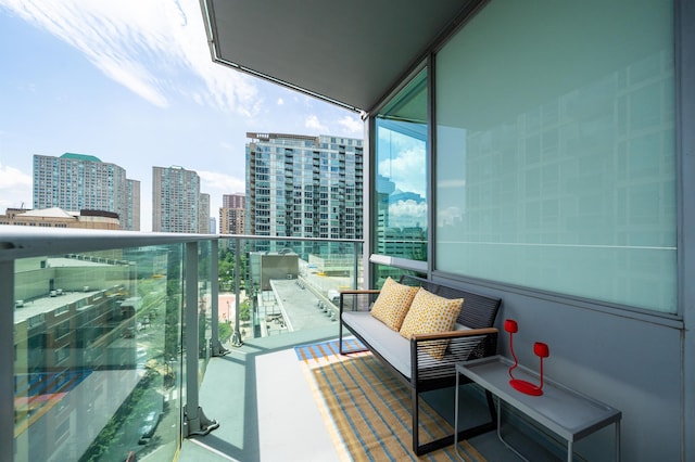 1 Shore Ln Unit 1208, Jersey City, NJ 07310 - balcony featuring a city view