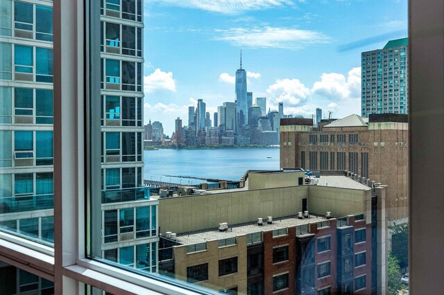 1 Shore Ln Unit 1208, Jersey City, NJ 07310 - skyline view with a nearby body of water