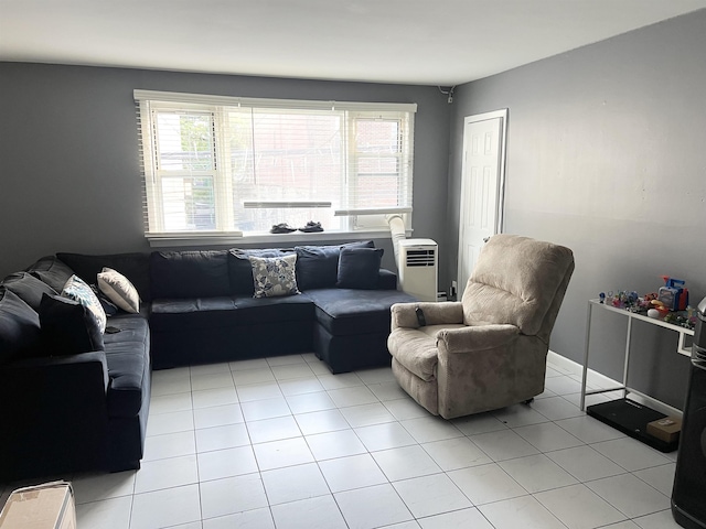 304 51st St, West New York, NJ 07093 - living area with light tile patterned floors