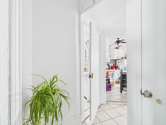 61 65th St Unit 10, West New York, NJ 07093 - corridor with light tile patterned floors