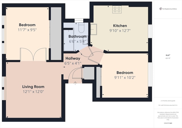 61 65th St Unit 10, West New York, NJ 07093 - view of room layout