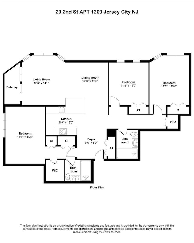 20 2nd St Unit 1209, Jersey City, NJ 07302