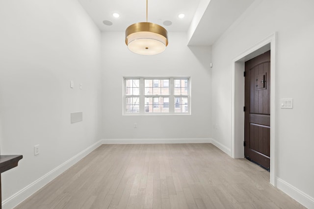 133 Clifton Pl Unit 3, Jersey City, NJ 07304 - unfurnished room with light wood-type flooring and baseboards