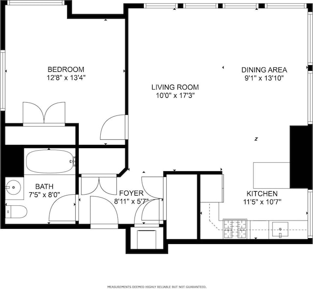 136 41st St Unit 103, Union City, NJ 07087 - property floor plan