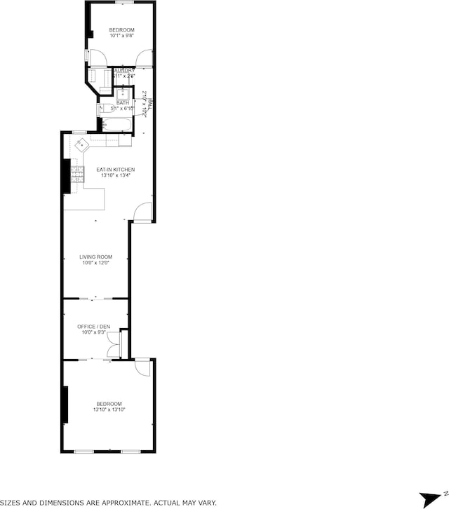 1114 Hudson St Unit 9, Hoboken, NJ 07030 - home floor plan