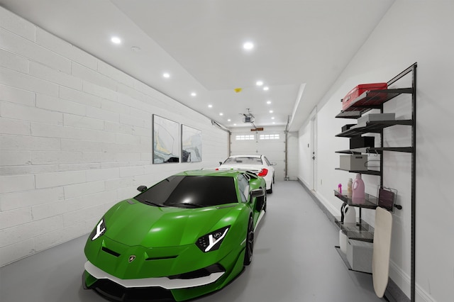 98 Van Horne St Unit A, Jersey City, NJ 07304 - garage with recessed lighting