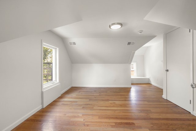 195 Stanley Pl, Hackensack, NJ 07601 - bonus room with vaulted ceiling and light wood-style floors