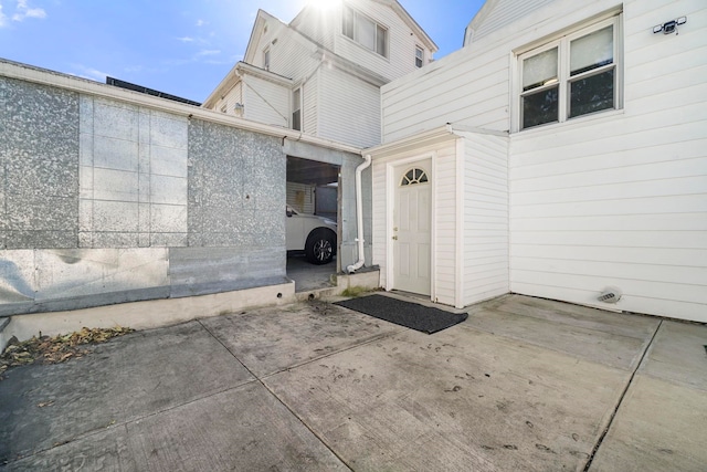 1224 80th St, North Bergen, NJ 07047 - entrance to property with a patio area