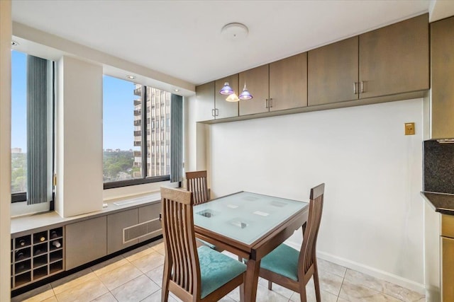 300 Winston Dr # 1822, Cliffside Park, NJ 07010 - dining room featuring light tile patterned floors