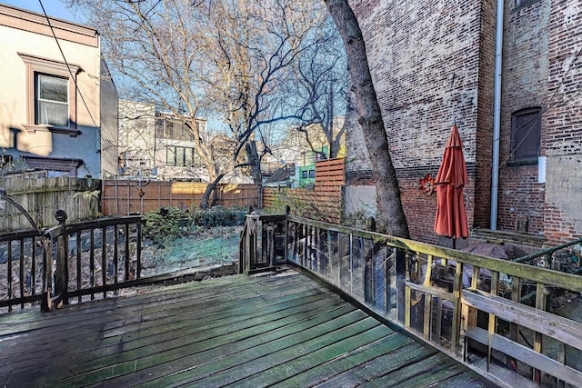 300 2nd St Unit 2, Jersey City, NJ 07302 - view of wooden terrace