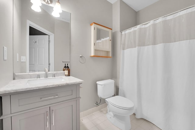 26 Ave At Port Imperial Unit 133, West New York, NJ 07093 - full bath featuring vanity, tile patterned floors, and curtained shower