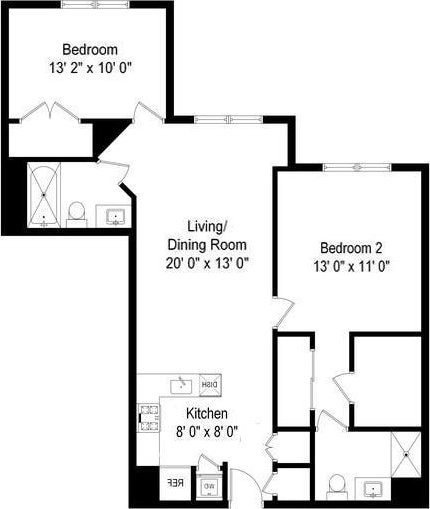 26 Ave At Port Imperial Unit 133, West New York, NJ 07093 - view of property floor plan