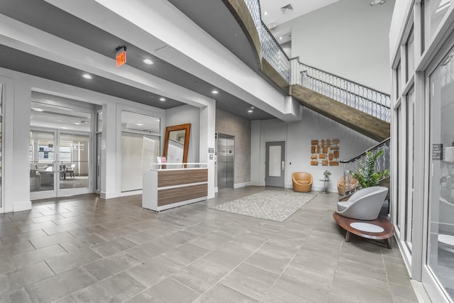 26 Ave At Port Imperial Unit 133, West New York, NJ 07093 - lobby featuring recessed lighting and a towering ceiling