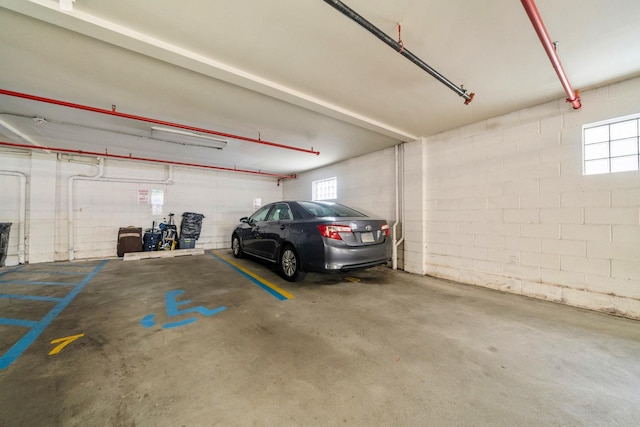 301 68th St Unit 8, Guttenberg, NJ 07093 - parking deck with concrete block wall