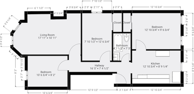 75 Reservoir Ave, Jersey City, NJ 07307 - view of room layout