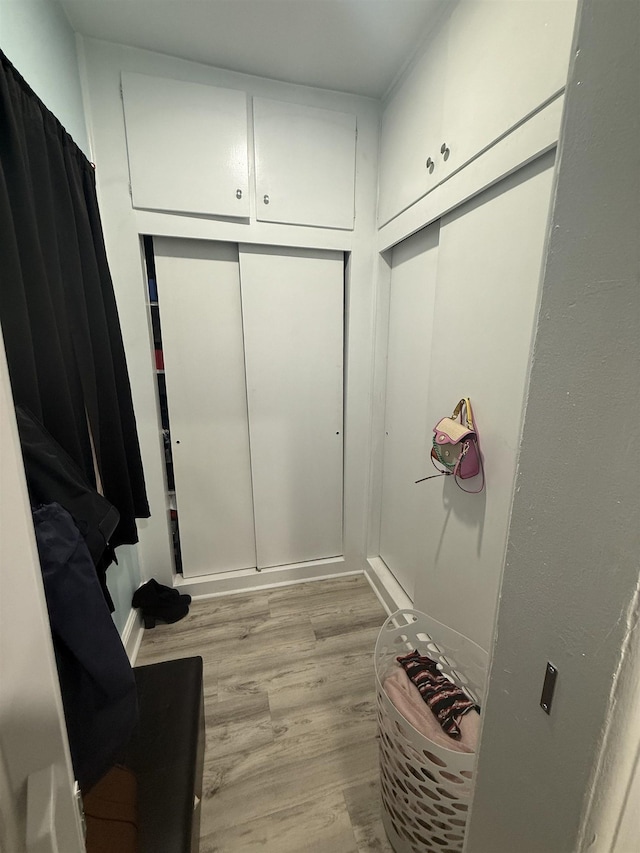 4312 Cottage St, North Bergen, NJ 07047 - mudroom with light wood-type flooring