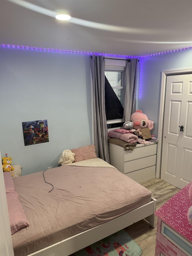 4312 Cottage St, North Bergen, NJ 07047 - bedroom with light wood-type flooring