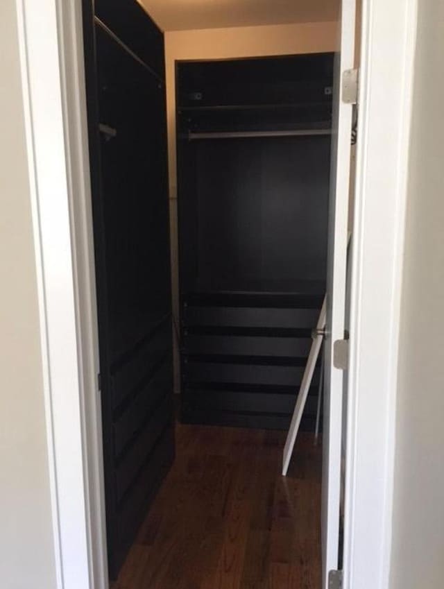 635 6th St Unit 2C, Hoboken, NJ 07030 - walk in closet with dark wood-style floors
