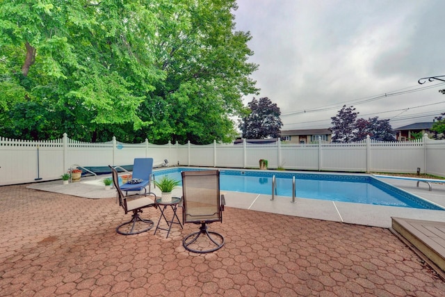 76 Central Ave, Secaucus, NJ 07094 - view of pool with a patio area and a fenced backyard