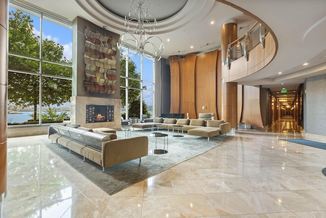 view of community lobby