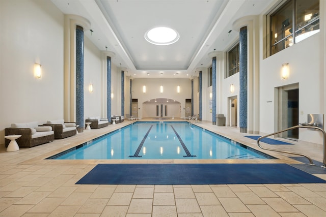 pool with elevator