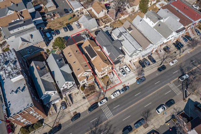 birds eye view of property featuring a residential view