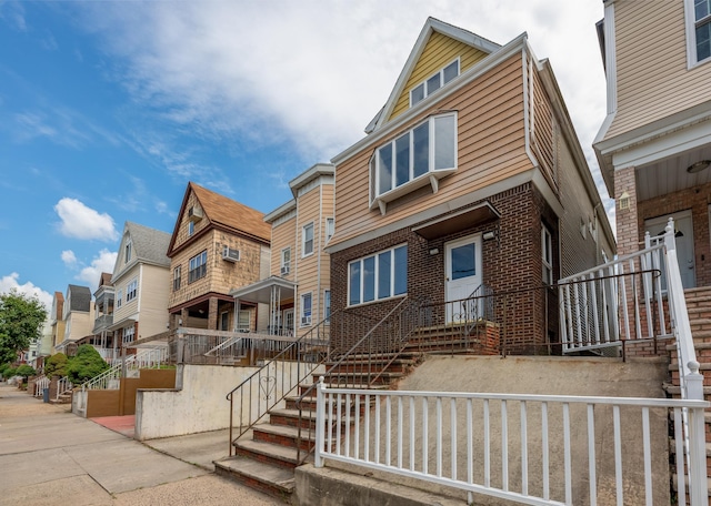 71 W 17th St, Bayonne, NJ 07002 - view of front of property with a residential view and brick siding