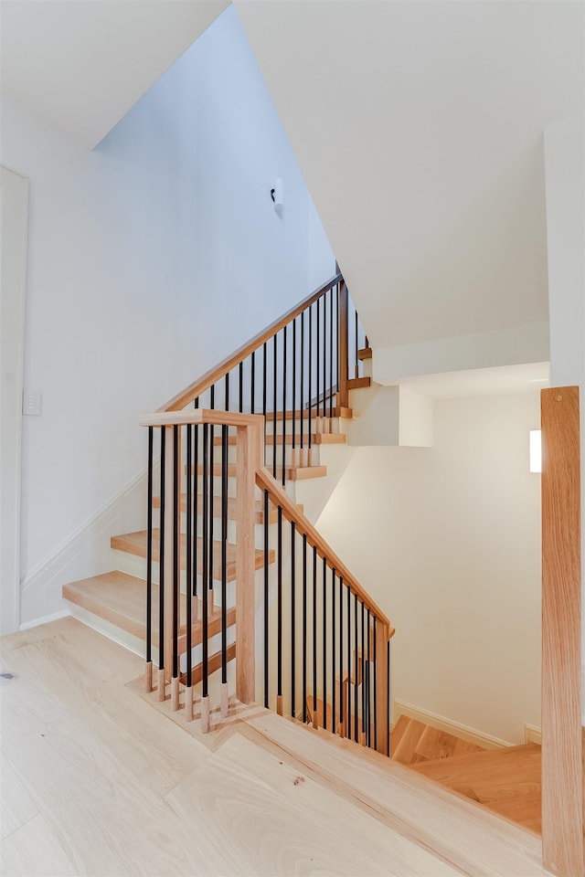 view of stairs