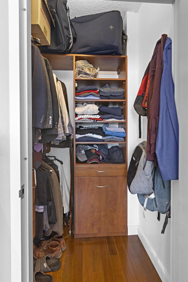 20 Newport Pkwy Unit 1108, Jersey City, NJ 07310 - walk in closet with wood finished floors