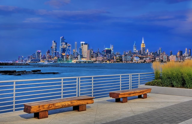 20 Newport Pkwy Unit 1108, Jersey City, NJ 07310 - view of water feature with a view of city lights