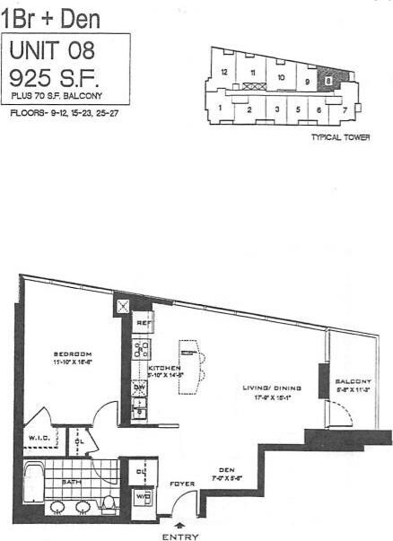 20 Newport Pkwy Unit 1108, Jersey City, NJ 07310 - view of layout