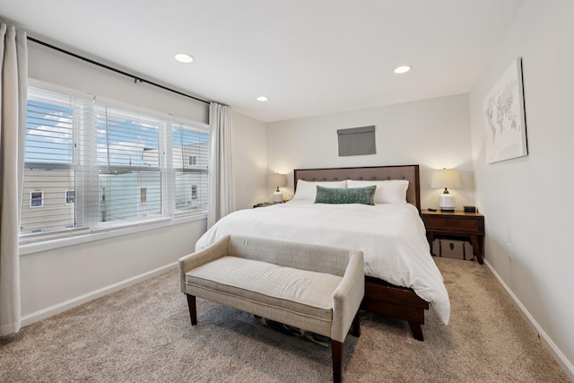 7619 5th Ave, North Bergen, NJ 07047 - bedroom with carpet floors and recessed lighting